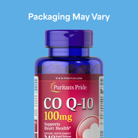 Thumbnail for Puritan's Pride Coenzyme CoQ10 100mg, Dietary Supplement for Heart Health, Blood Pressure, Oral Gum Health, and Healthy Aging Support, 60 Day Supply, 240 Rapid Release Softgels