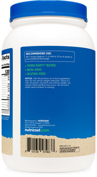 Thumbnail for Nutricost Organic Pea Protein Powder (3 LBS) Chocolate - Certified USDA Organic, Protein from Plants, Vegetarian Friendly, Gluten Free, Non-GMO