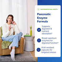 Thumbnail for Pure Encapsulations Pancreatic Enzyme Formula - Digestive Enzymes for Digestion - Strengthens Gut Health* - Targeted Delivery Capsules - Gluten Free & Non-GMO - 180 Capsules