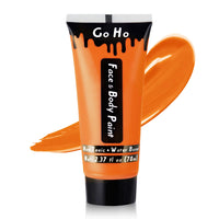 Thumbnail for Go Ho Orange Body Paint Washable(2.37oz/pc),Water Based Cream Orange Face Body Paint for Starfire SFX Cosplay Costumes Festivals Halloween Pumpkin Makeup