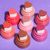 Thumbnail for KAJA Blusher - Cheeky Stamp 02 Saucy | Kbeauty, Cute Makeup, Buildable & Blendable Shade with Heart-shaped Applicator, Sunkissed Finish, Travel size, Hygienic, Portable, Korean Makeup, 0.17 Oz