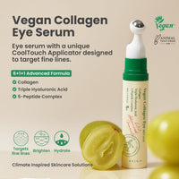 Thumbnail for AXIS-Y Vegan Collagen Eye Serum - K Beauty Triple Hyaluronic Acid & Peptide Collagen Serum Improve Skin Elasticity, Reduce Fine Lines & Dark Circles - Vegan Korean Skin Care Eye Cream - 0.33 fl. oz.