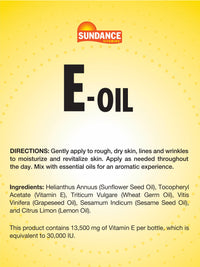 Thumbnail for Sundance Vitamin E-Oil for Skin | 4 Fluid Ounces | Lemon Scented | Non-GMO and Gluten Free Supplement