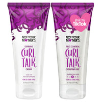 Thumbnail for Not Your Mother's Curl Talk Frizz Control Sculpting Gel & Defining Cream (2-Pack) - 6 fl oz Each - Tames Hair Frizz & Maximizes Definition â€“ For All Curly Hair Types