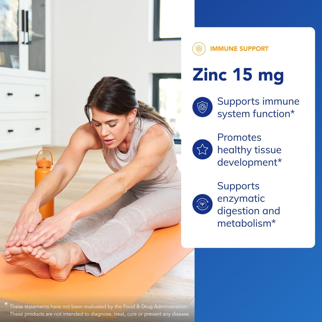 Pure Encapsulations Zinc 15 mg - Zinc Picolinate Supplement for Immune System Support, Growth & Development - for Wound Healing - 30 Capsules