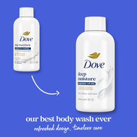 Thumbnail for Dove Body Wash Deep Moisture for 24hr Lotion-Soft Skin Moisturizing Skin Cleanser with No Sulfates No Parabens 3 oz