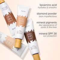 Thumbnail for tarte BB blur tinted moisturizer Broad Spectrum SPF 30 – Medium Buildable Coverage with Natural Lightweight Matte Finish, Vegan & Cruelty-Free, full size, tan-deep