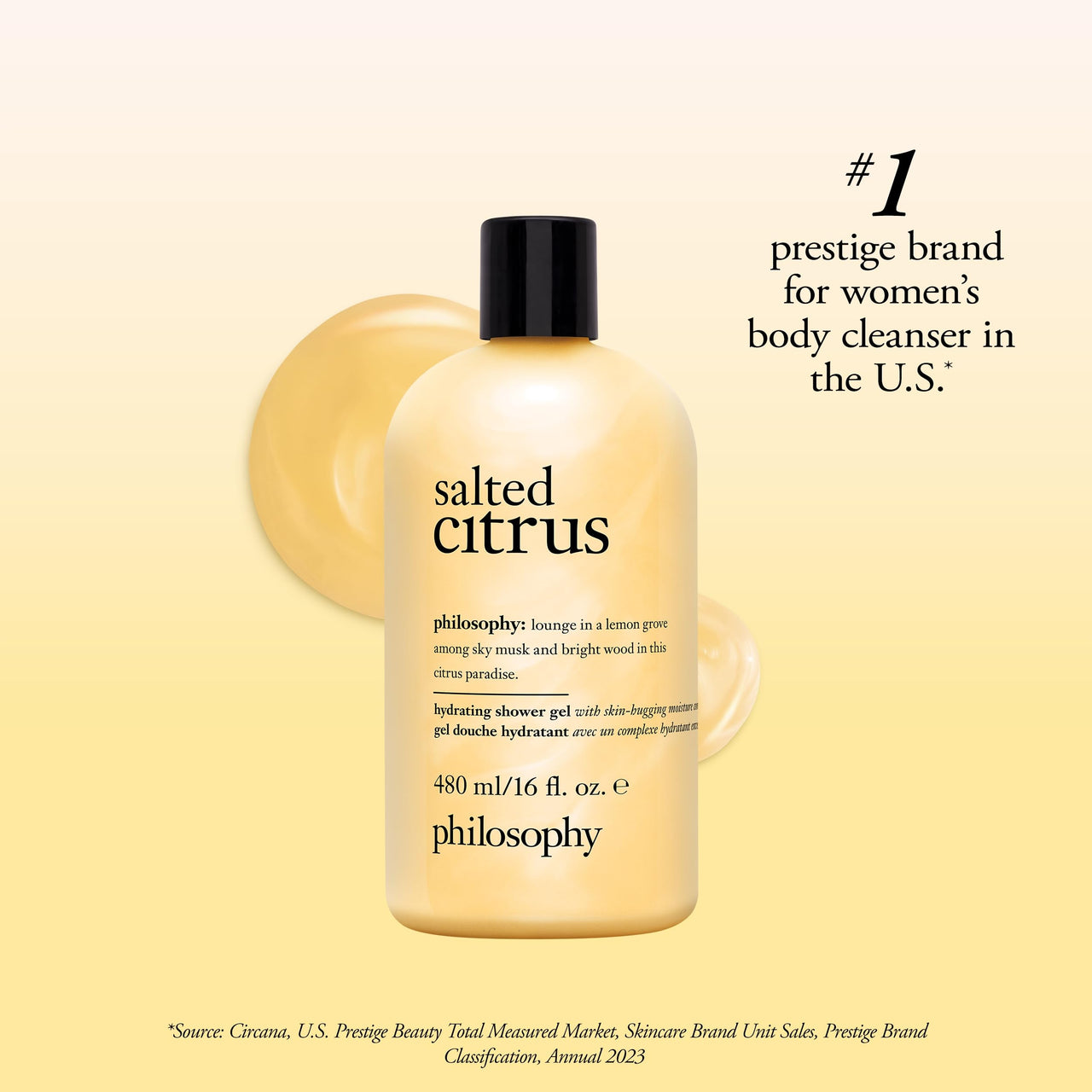 philosophy salted citrus shower gel 16 fl oz