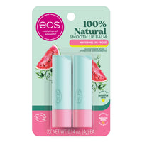 Thumbnail for eos 100% Natural Lip Balm, Watermelon Frosé, All-Day Moisture, Lip Care Products, 0.14 oz, 2-Pack