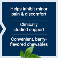 Thumbnail for Life Extension Pea Discomfort Relief (Berry Flavor) for Occasional Minor Pain & Discomfort – Palmitoylethanolamide Supplement - Gluten-Free, Non-GMO, Vegetarian – 60 Chewable Tablets