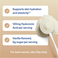 Thumbnail for Vital Proteins Collagen Peptides Advanced, Hydrolyzed Peptides with Hyaluronic Acid and Vitamin C - Vanilla Flavor Powder, 21oz