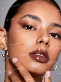 Thumbnail for SHEGLAM Glaze Daze Lip Gloss Shiny Tinted Lip Gloss High Gloss Finish Plumping Lip Care Nourishing Not Easy to Fade Liquid Lip Cosmetics-Mocha Cake