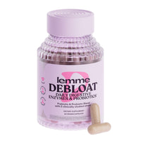 Thumbnail for Lemme Debloat 3-in-1 Prebiotic, Probiotic & Digestive Enzyme Capsules for Bloating & Gas Relief - 2 Clinically Studied Probiotics w/5 Digestive Enzymes to Improve Digestion, Women & Men, (60 Count)