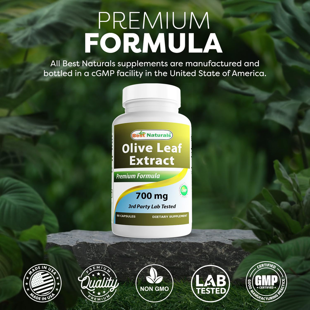 Best Naturals Olive Leaf Extract, 700 Mg, 90 Count