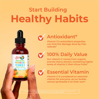 Thumbnail for MARYRUTH'S Organic Toddler Vitamin C Drops for Immunity | Ages 1-3 Years | 15 mg Per Serving | Vitamin C for Immune Support & Overall Health | Vegan | Sugar Free | Gluten Free | Non-GMO | 30 Servings