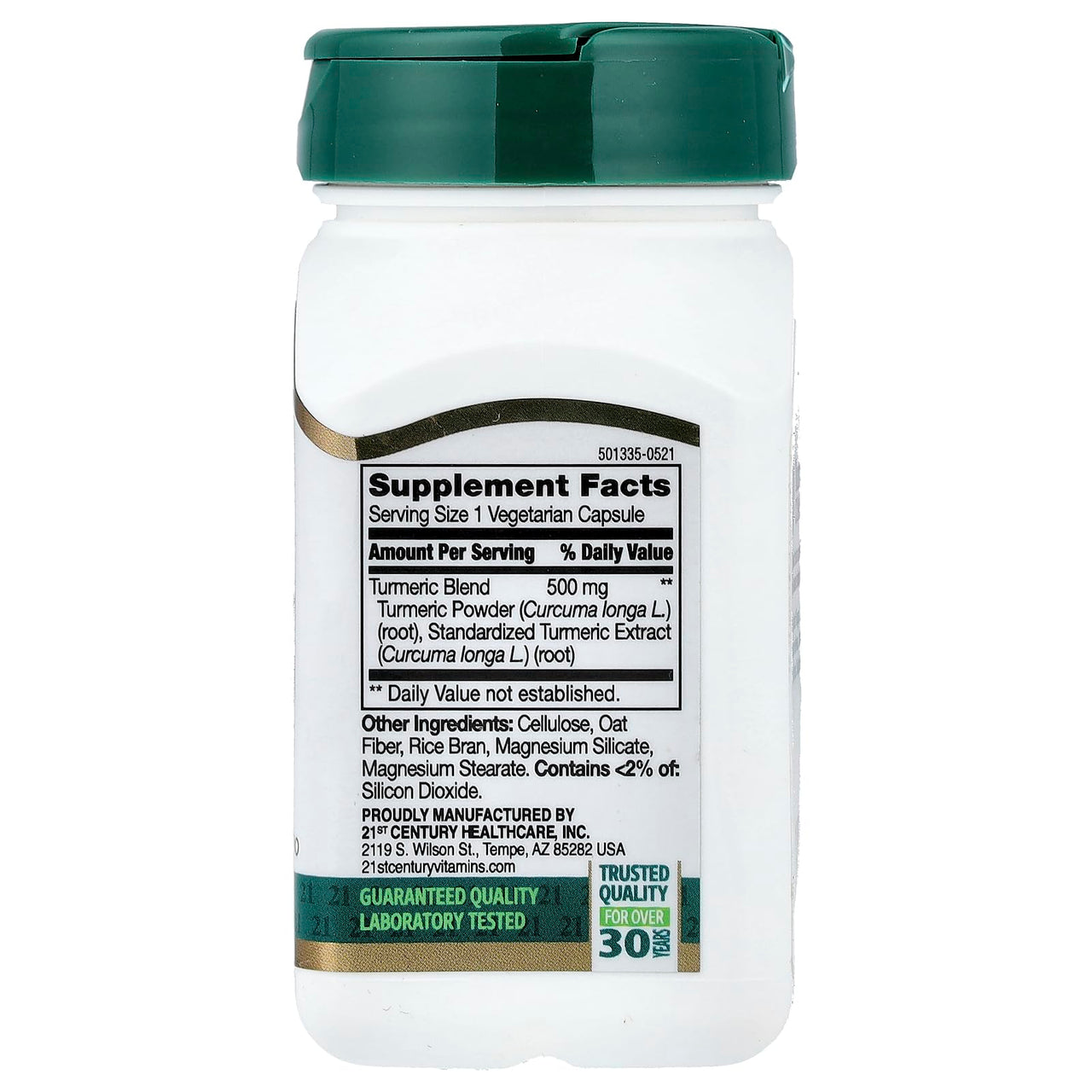 21st Century Turmeric Complex Vegetarian Capsules, 60 Count
