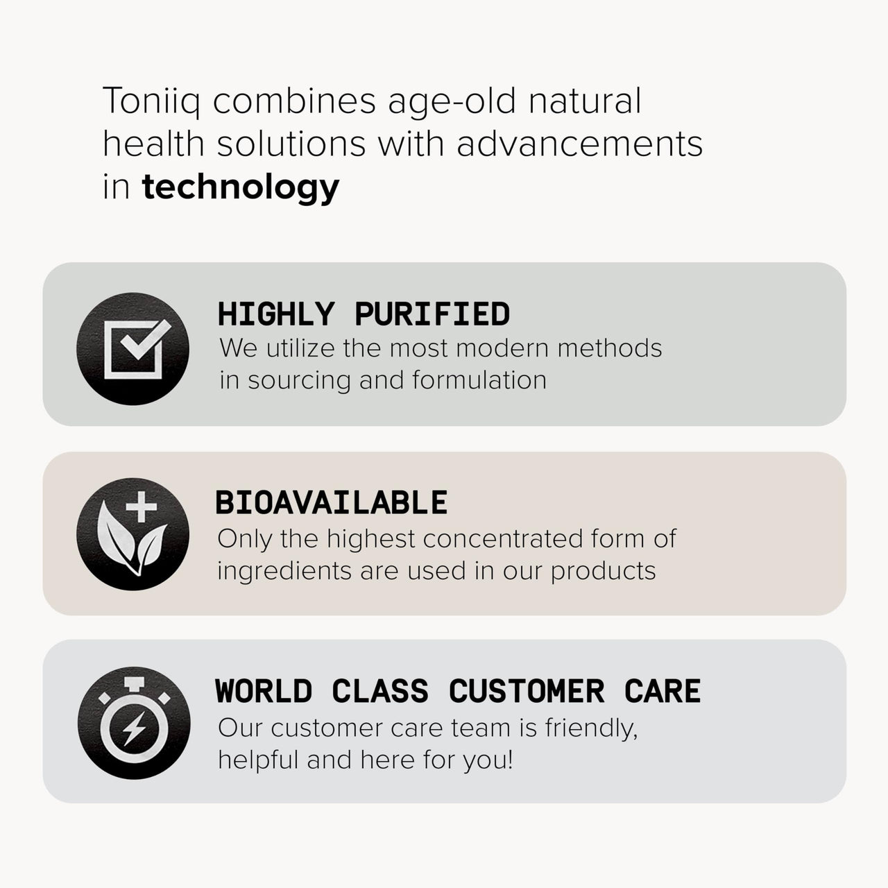 Toniiq 10,000mg 20x Concentrated Extract - Single Origin Wildcrafted Maca Root Capsules - Ultra High Strength - Highly Purified Peruvian Maca Root Powder - Black, Red and Yellow Maca Complex