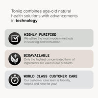 Thumbnail for Toniiq 10,000mg 20x Concentrated Extract - Single Origin Wildcrafted Maca Root Capsules - Ultra High Strength - Highly Purified Peruvian Maca Root Powder - Black, Red and Yellow Maca Complex