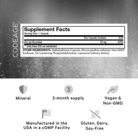 Thumbnail for Codeage Liposomal Zinc Supplement – 3 Month Supply – One Per Day - 50 mg Zinc Gluconate Vitamin Pills - Essential Mineral Supplements Liposomal Delivery Matrix - Vegan Non-GMO - 100 Capsules