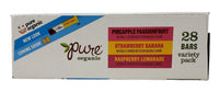 Thumbnail for CC Goods Pure Organic Layered Fruit Bars - Pineapple Passion Fruit, Strawberry Banana, and Raspberry Lemonade - 28 Fruit Bars Per Box - Choose a 56 Pack or 84 Pack (56)