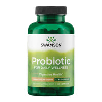 Thumbnail for Swanson Probiotic - Digestive Health Supplement w/ 1 Billion CFU per Capsule - Natural Formula Supporting Bowel Regularity & Daily Wellness - (120 Capsules)