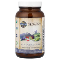 Thumbnail for Garden of Life Once Daily Whole Food Multivitamin for Men, Organic Mens Vitamins & Minerals, Vitamin C, Zinc, Vegan, for Health & Well-Being, 60 Tablets