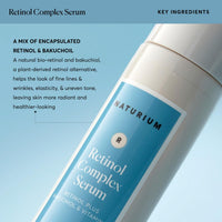 Thumbnail for Naturium Retinol Complex Serum, Encapsulated Retinols & Bakuchiol, Refining & Smoothing Facial Serum, 1 oz