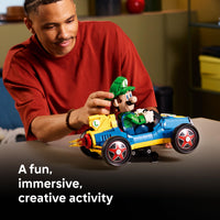 Thumbnail for LEGO Mario Kart - Luigi & Mach 8 - Building Set for Adults, Ages 18+ - Nintendo Collectible for Fans - Gift for Men & Women - Bedroom or Bookshelf Decor - 72050