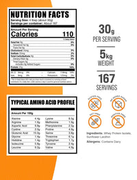 Thumbnail for BulkSupplements.com Whey Protein Isolate Powder - Unflavored Whey Protein Powder, Nutritional Supplement - Gluten Free, 30g per Serving, 1kg (2.2 lbs) (Pack of 5)