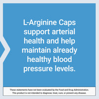 Thumbnail for Life Extension L-Arginine Caps, 700 mg, Vitamin C & Amino Acid for Optimal arterial Health, Supports Heart & Immune Health, Healthy Tissue & Bones, Gluten Free, Non-GMO, 200 Capsules