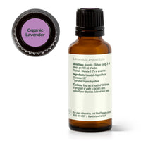 Thumbnail for Plant Therapy Organic Lavender Essential Oil 100% Pure, USDA Certified Organic, Undiluted, Natural Aromatherapy for Diffusion & Topical Use, For Skin, Hair, Relaxation, Premium Therapeutic Grade 30 mL