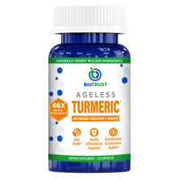 Thumbnail for BioTrust Ageless Turmeric Supplement - CurcuWIN Turmeric Curcumin with Ginger Extract - 46x More Bioavailable, High Absorption, Long Lasting - Antioxidant Support (60 Capsules)