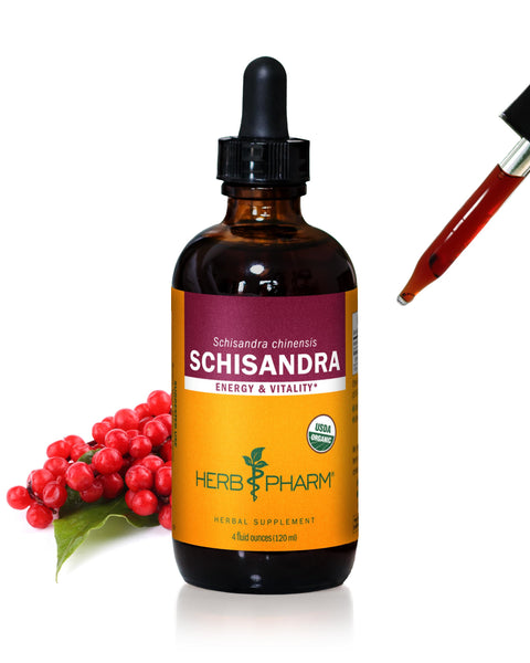Herb Pharm Certified Organic Schisandra Berry Liquid Extract - 4 Ounce
