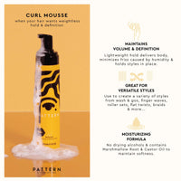 Thumbnail for PATTERN Beauty by Tracee Ellis Ross Curl Mousse 8 fl oz- Volume and Hold for Curly Hair 3a-4c