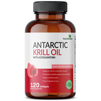 Thumbnail for Futurebiotics Antarctic Krill Oil 1000mg with Omega-3s EPA, DHA, Astaxanthin and Phospholipids - Premium Krill Oil Heavy Metal Tested, Non GMO – 120 Softgels (60 Servings)