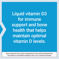 Thumbnail for Life Extension Liquid Vitamin D3 (Mint), 50 mcg (2000 IU), Immune System Support, Bone Health, Whole-Body Health, Tasty Peppermint Flavor, Gluten Free, Non-GMO, 29.57 ml