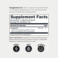 Thumbnail for Tongkat Ali - Ultra High Potency 200:1 Extract with 2% Eurycomanone - Extra Strength Longjack Root - Third-Party Lab Tested - 120 Capsules