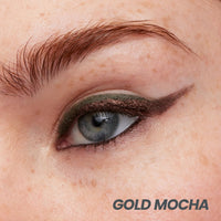 Thumbnail for Wonderskin Eyeliner Pencil, 1440 Longwear Brown Glitter Eyeliner Pencil - Waterproof, Sharpenable & Smudge Proof (Gold Mocha)