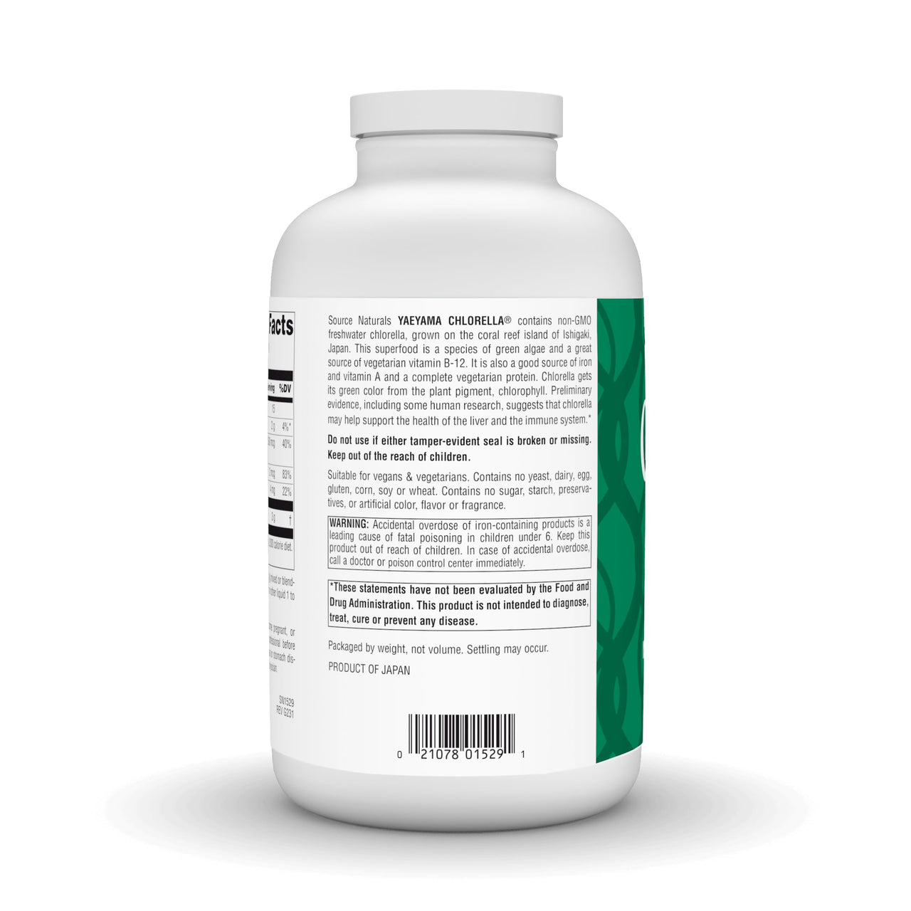 Source Naturals Yaeyama Chlorella, 16 Ounce