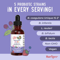 Thumbnail for MARYRUTH'S Organics Kids Very Berry Liquid Probiotic, 2 FZ