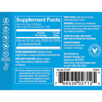 Thumbnail for The Vitamin Shoppe Vitamin Liquid D3 2000IU | Supports Bone & Immune Health | Aids in Healthy Cell Growth & Calcium Absorption, 1 Fluid Ounce