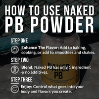 Thumbnail for NAKED Pea Protein Isolate (15 Servings) PB Powdered Peanut Butter 1.5LB (45 Servings) – Plant-Based; Vegan; Bulk; Non-GMO; Gluten Free; Soy Free