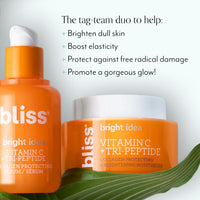 Thumbnail for Bliss Vitamin C Brighten Up Moisturizer + Serum Duo - Brightening & Hydrating - All-Day Moisture, Daily Use - Clean - Vegan & Cruelty-Free