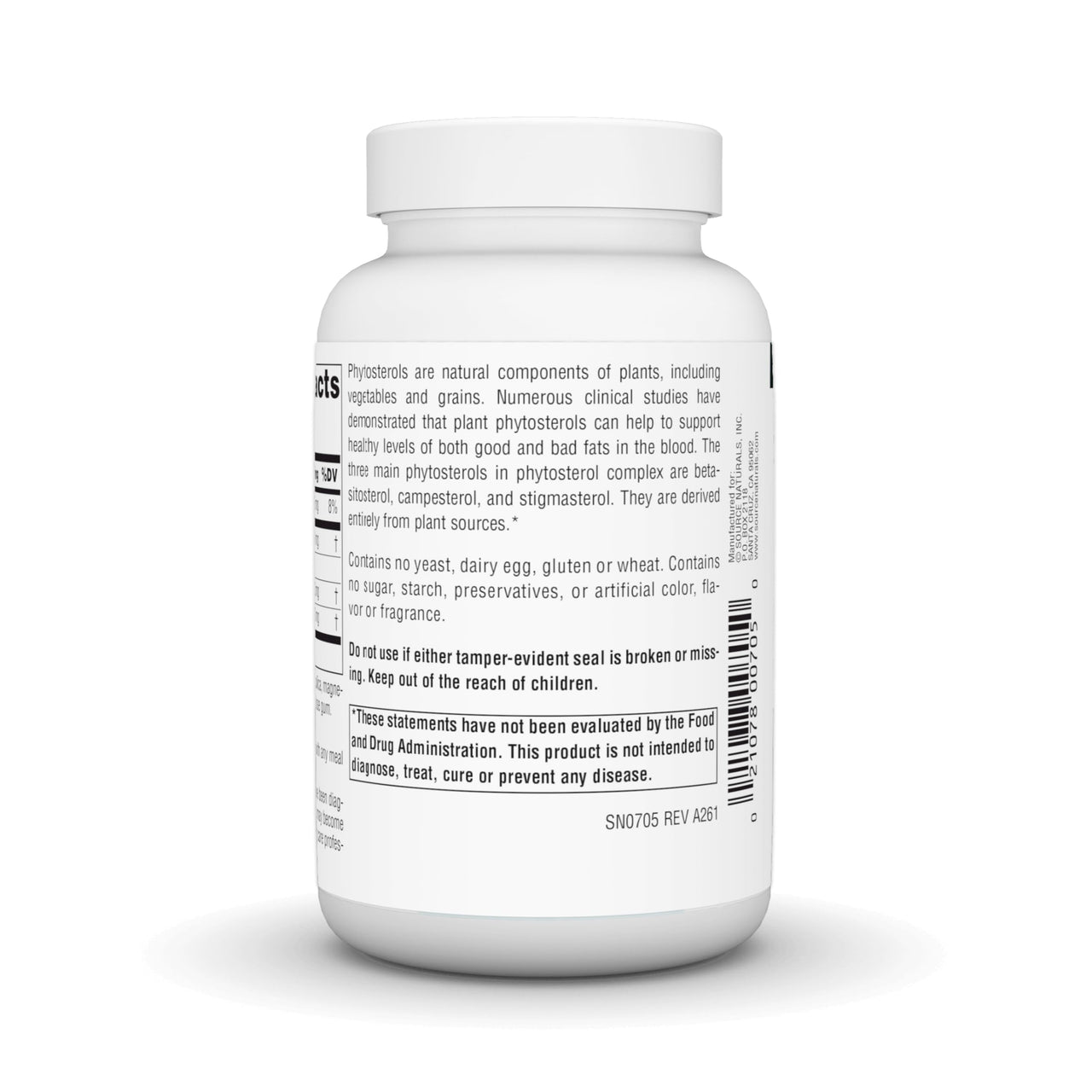 Source Naturals Phytosterol Complex with Beta-Sitosterol, 113 mg - 180 Tablets
