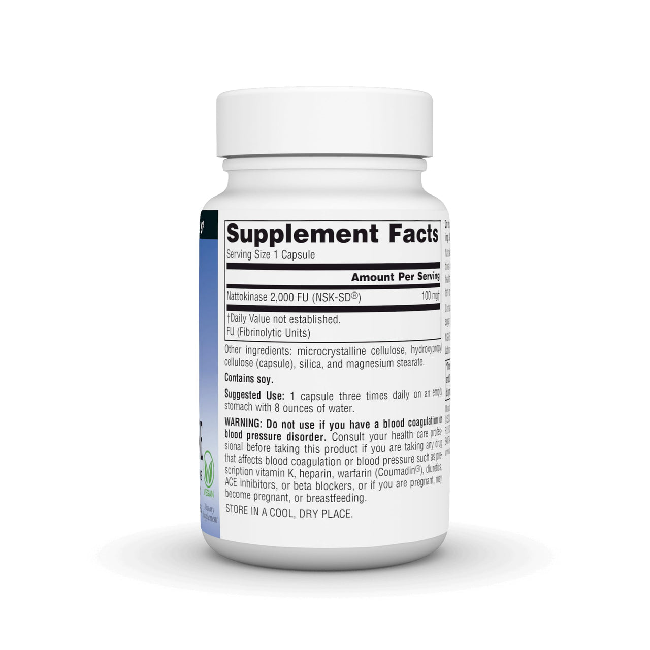 Source Naturals NSK-SD Nattokinase, Systemic Enzyme for Healthy Circulation* 100mg - 60 Vegan Capsules