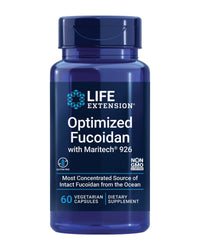 Thumbnail for Life Extension Optimized Fucoidan with Maritech® 926, Promotes Healthy Immune Function, Gluten-Free, Non-GMO, Vegetarian, 60 Capsules