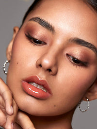Thumbnail for SHEGLAM Glaze Daze Lip Gloss Shiny Tinted Lip Gloss High Gloss Finish Plumping Lip Care Nourishing Not Easy to Fade Liquid Lip Cosmetics-Dark Peach