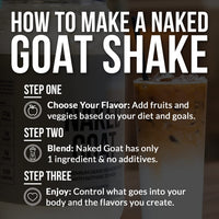 Thumbnail for NAKED Goat - Pasture Fed Goat Whey Protein Powder from Small-Herd Wisconsin Dairies, 2Lb Bulk, GMO Free, Soy Free. Easy to Digest - All Natural - 23 Grams of Protein - 30 Servings