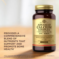 Thumbnail for Solgar Advanced Calcium Complex - 120 Tablets, Pack of 2 - with Zinc, Boron, Vitamins D3 & K2 - Non-GMO, Gluten Free, Dairy Free - 60 Total Servings