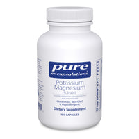 Thumbnail for Pure Encapsulations Potassium Magnesium (Citrate) - for Heart Health & Bone Mineralization* - Optimal Absorption - Gluten Free & Non-GMO - 180 Capsules